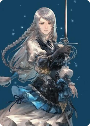 0043 Jill, Shiva's Dominant Art Card S Art Series: FINAL FANTASY