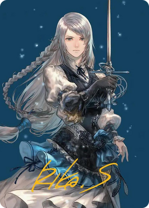0043 Jill, Shiva's Dominant Art Card (Gold-Stamped Signature) S Art Series: FINAL FANTASY