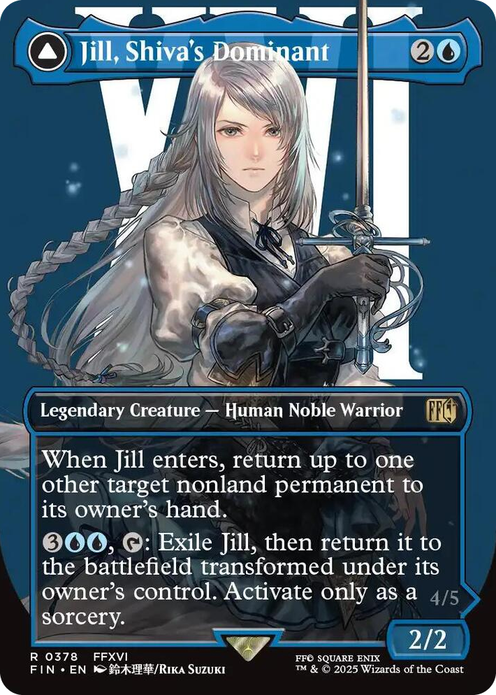 0378 Jill, Shiva's Dominant (Borderless) R FINAL FANTASY