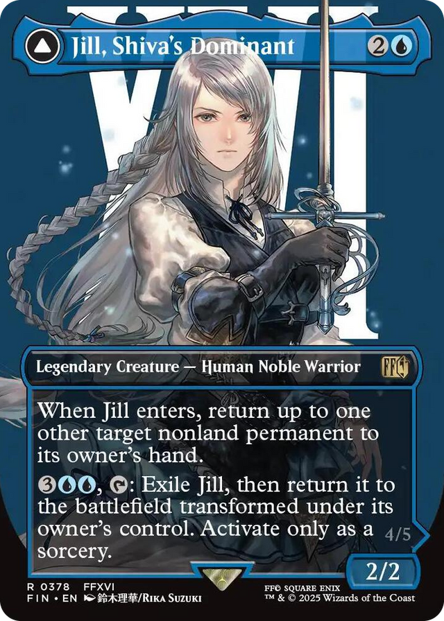 0378 Jill, Shiva's Dominant (Borderless) R FINAL FANTASY