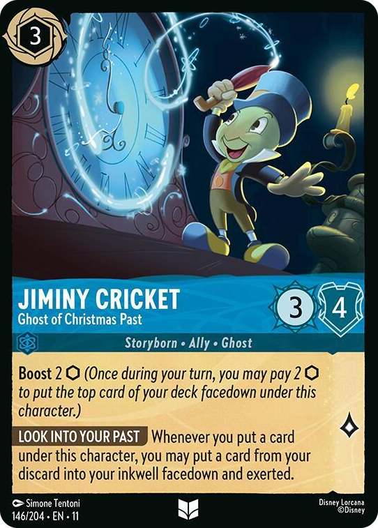 0146 Jiminy Cricket - Ghost of Christmas Past Uncommon Winterspell