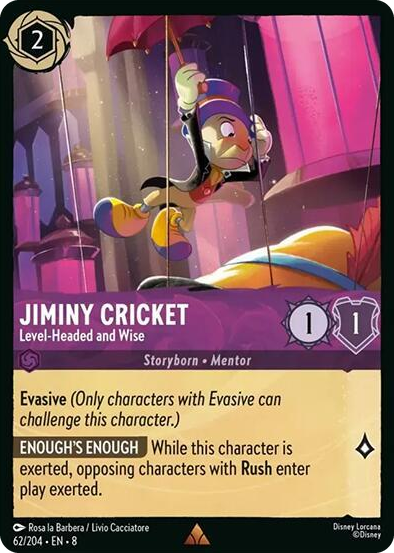 0062 Jiminy Cricket - Level-Headed and Wise Rare Reign of Jafar