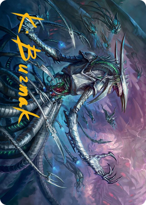 0013 Jin-Gitaxias Art Card (Gold-Stamped Signature) S Art Series: March of the Machine