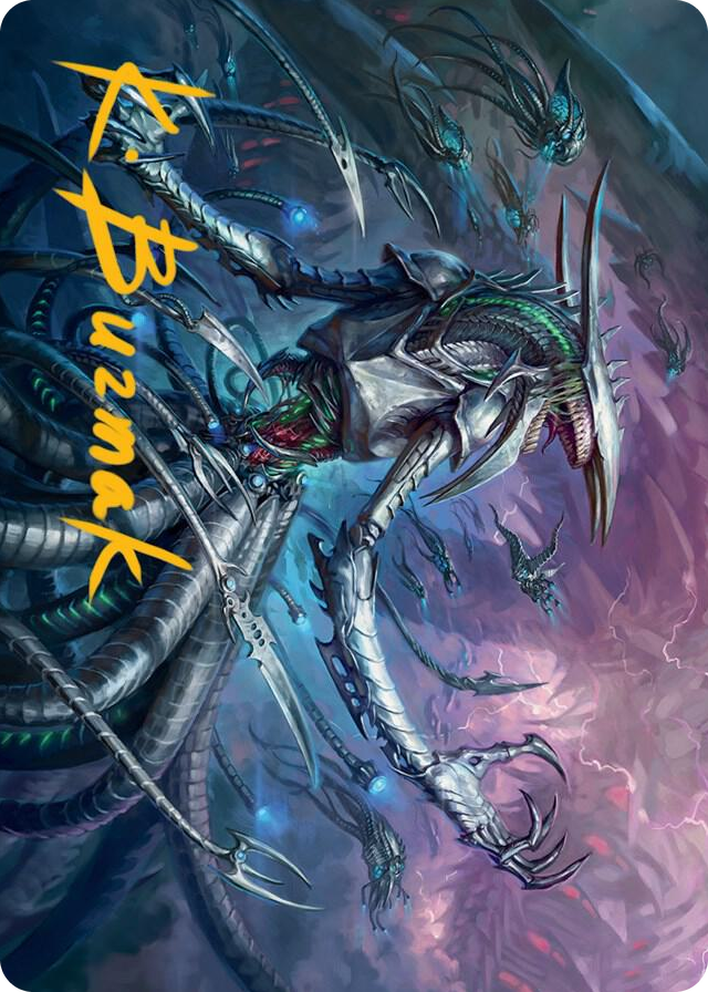 Jin-Gitaxias Art Card (Gold-Stamped Signature) #13 S - Art Series: March of the Machine Pokemon card