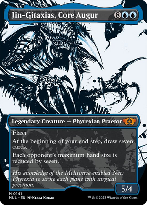0141 Jin-Gitaxias, Core Augur (Halo Foil) M March of the Machine: Multiverse Legends