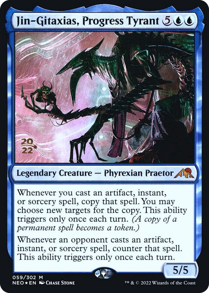 Jin-Gitaxias, Progress Tyrant #59 M - Prerelease Cards Pokemon card