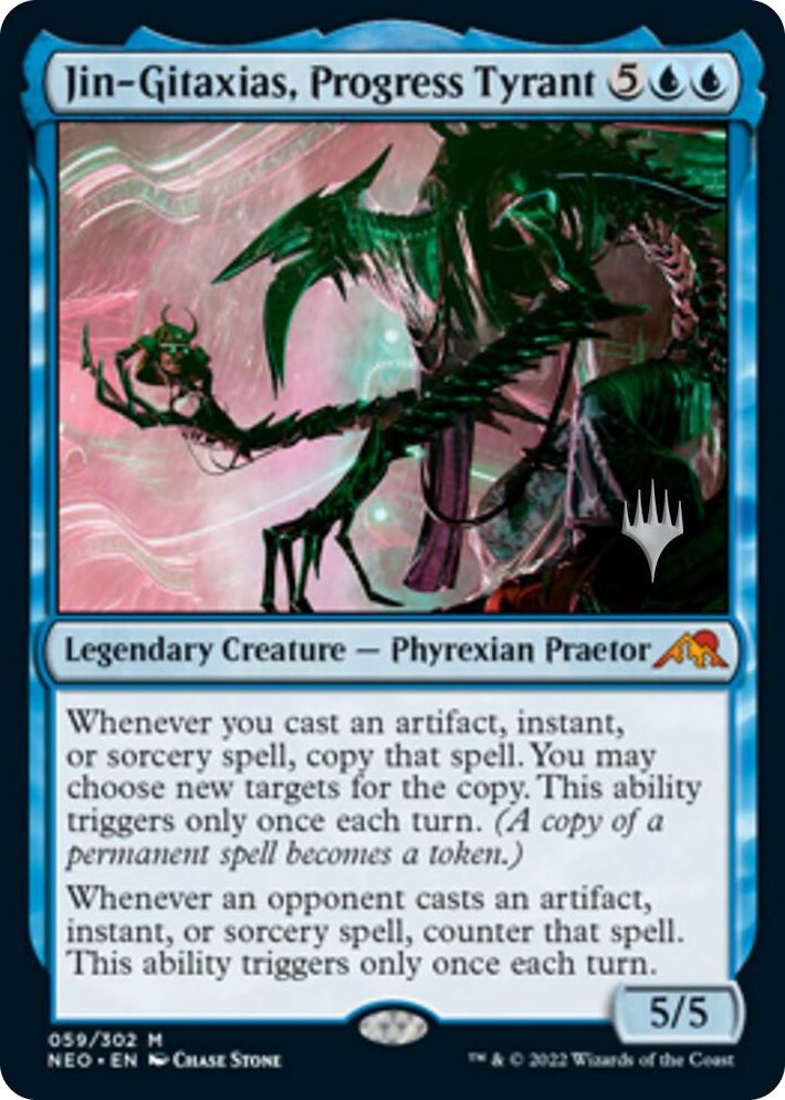 0059 Jin-Gitaxias, Progress Tyrant M Promo Pack: Kamigawa: Neon Dynasty