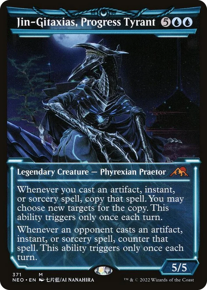 0371 Jin-Gitaxias, Progress Tyrant (Showcase) M Kamigawa: Neon Dynasty