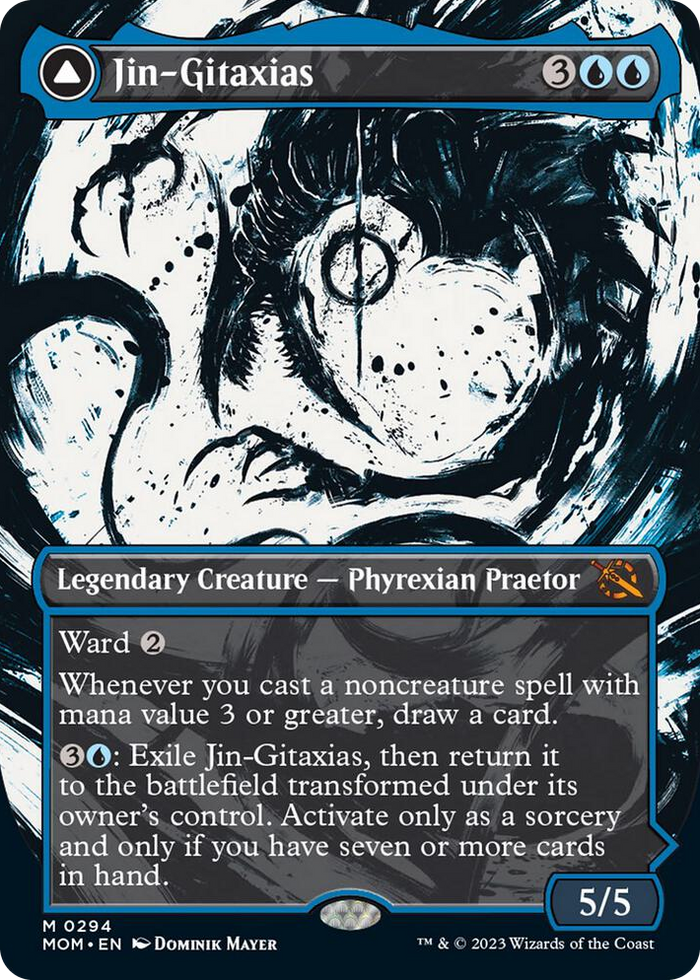 Jin-Gitaxias (Showcase) #294 M - March of the Machine Pokemon card