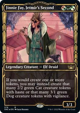0378 Jinnie Fay, Jetmir's Second (Gilded Foil) R Streets of New Capenna