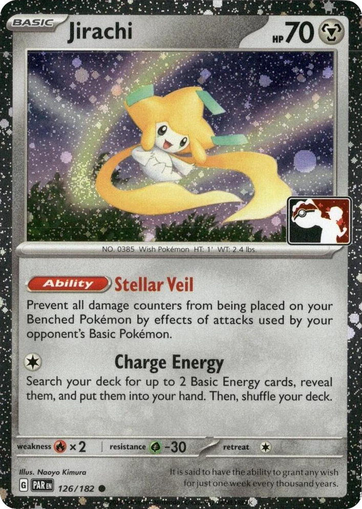 0126 Jirachi - 126/182 (Cosmos Holo) Common Prize Pack Series Cards