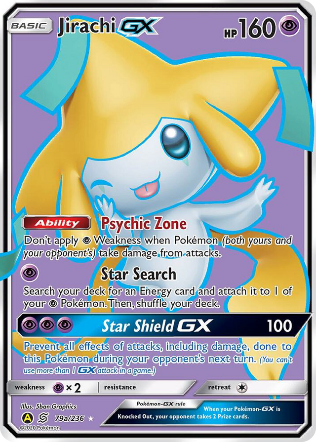 0079a Jirachi GX - 79a/236 Promo Alternate Art Promos