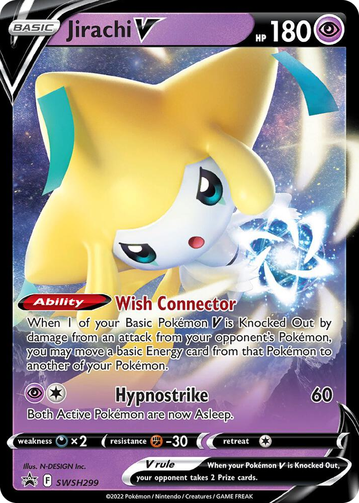 0299 Jirachi V - 299 Promo Sword & Shield Promo Cards
