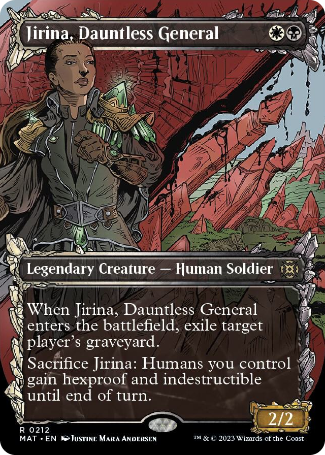 0212 Jirina, Dauntless General (Halo Foil) R March of the Machine: The Aftermath