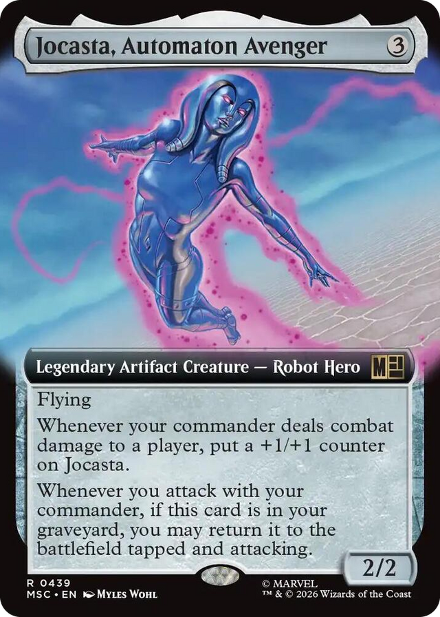 0439 Jocasta, Automaton Avenger (Extended Art) R Commander: Marvel Super Heroes