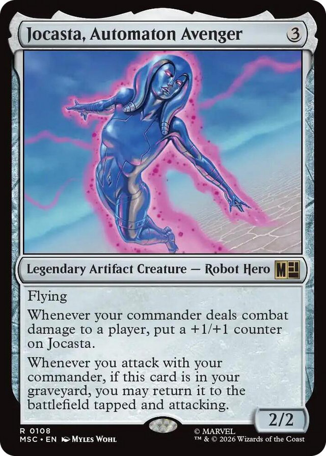 0108 Jocasta, Automaton Avenger (Surge Foil) R Commander: Marvel Super Heroes
