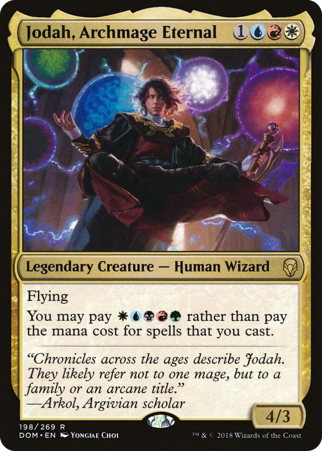 0198 Jodah, Archmage Eternal R Dominaria