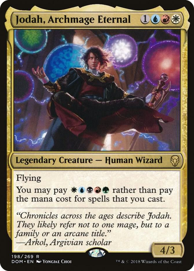 0198 Jodah, Archmage Eternal R Dominaria