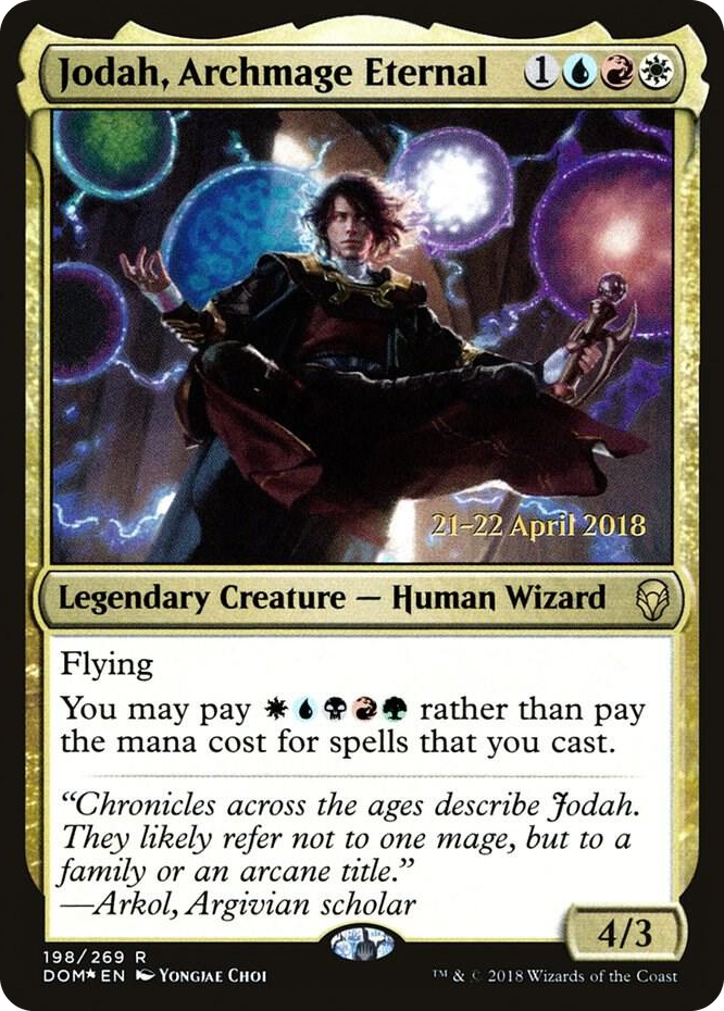 0198 Jodah, Archmage Eternal R Prerelease Cards