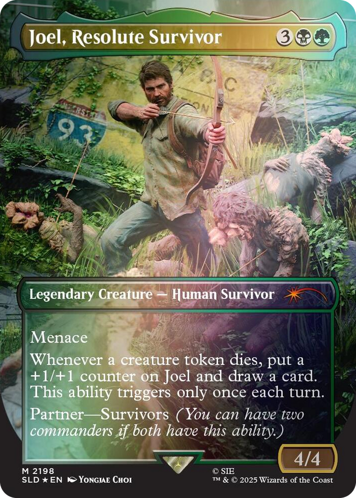 Joel, Resolute Survivor (Rainbow Foil) #2198 M - Secret Lair Drop Series Pokemon card