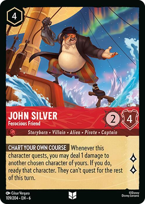 0109 John Silver - Ferocious Friend Uncommon Azurite Sea