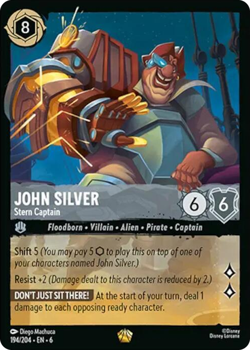 0194 John Silver - Stern Captain Legendary Azurite Sea