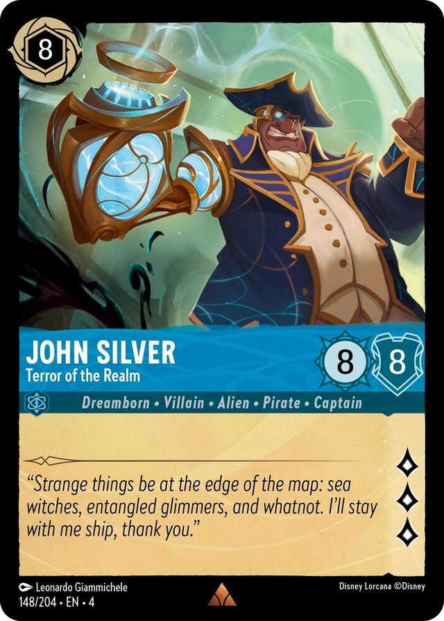 0148 John Silver - Terror of the Realm Rare Ursula's Return
