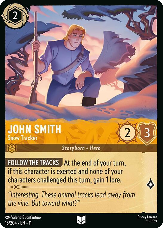 0015 John Smith - Snow Tracker Uncommon Winterspell