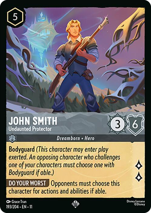 0193 John Smith - Undaunted Protector Super Rare Winterspell
