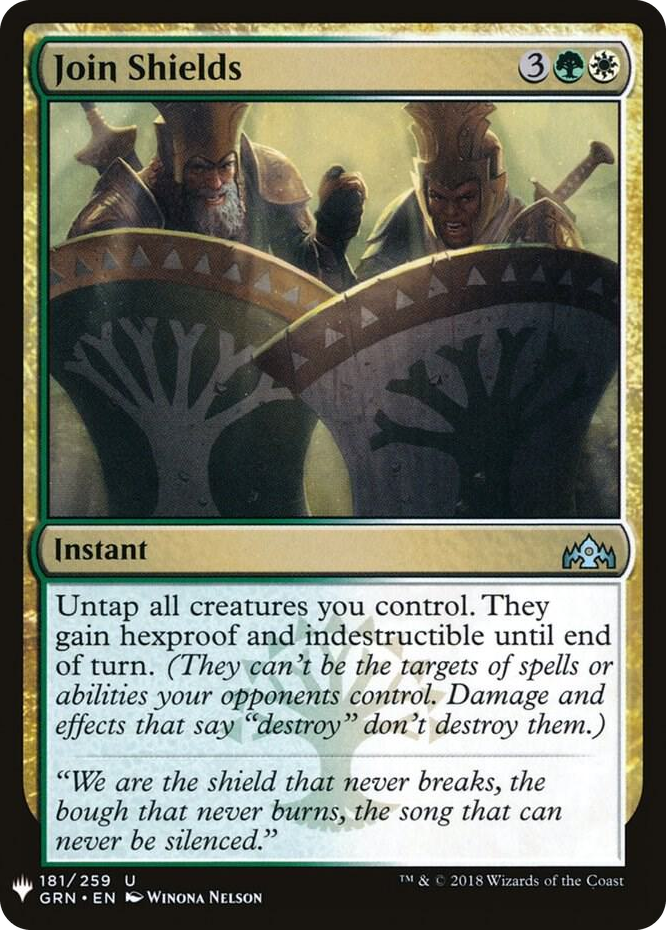 Join Shields #181 U - The List Reprints Pokemon card