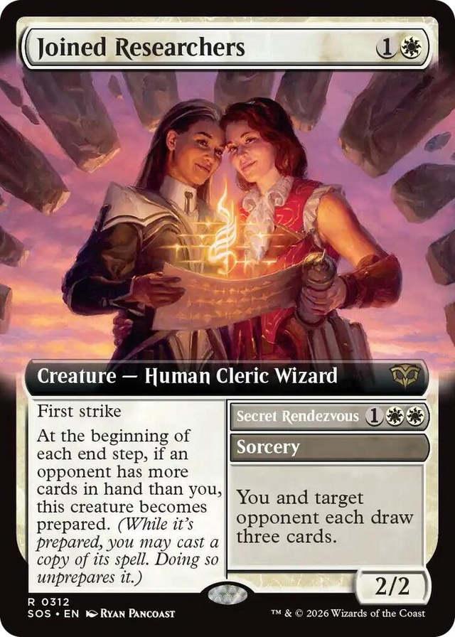0312 Joined Researchers (Extended Art) R Secrets of Strixhaven