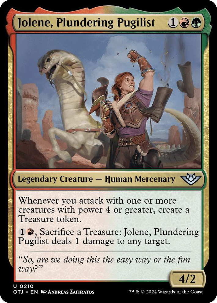 0210 Jolene, Plundering Pugilist U Outlaws of Thunder Junction