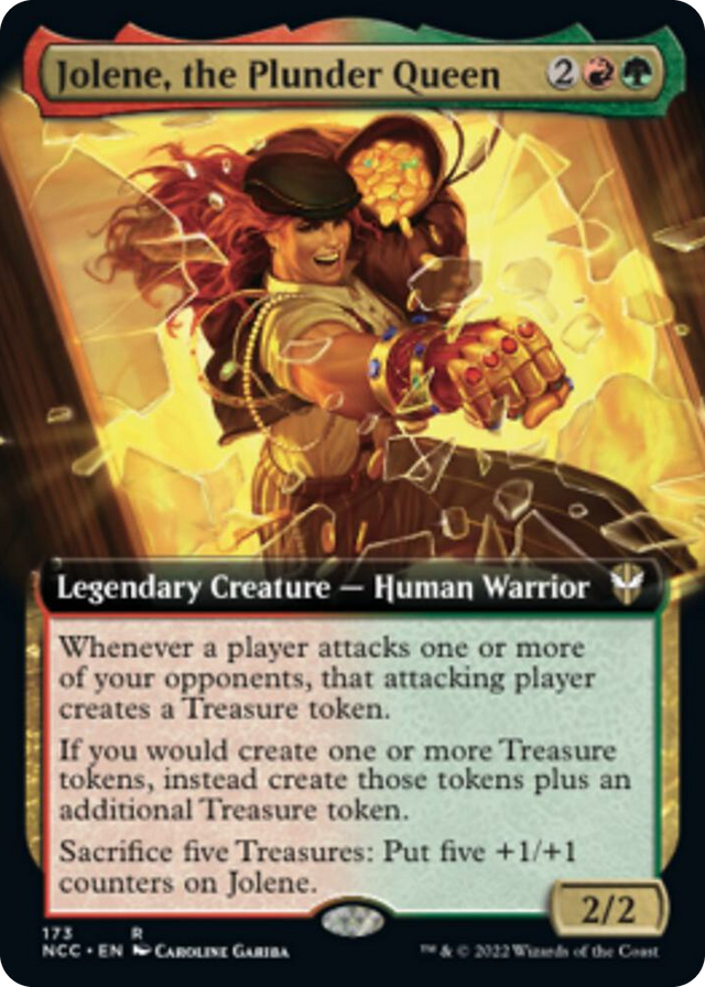 0173 Jolene, the Plunder Queen (Extended Art) R Commander: Streets of New Capenna