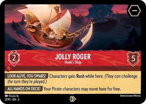 0027 Jolly Roger - Hook's Ship Promo Disney Lorcana Promo Cards