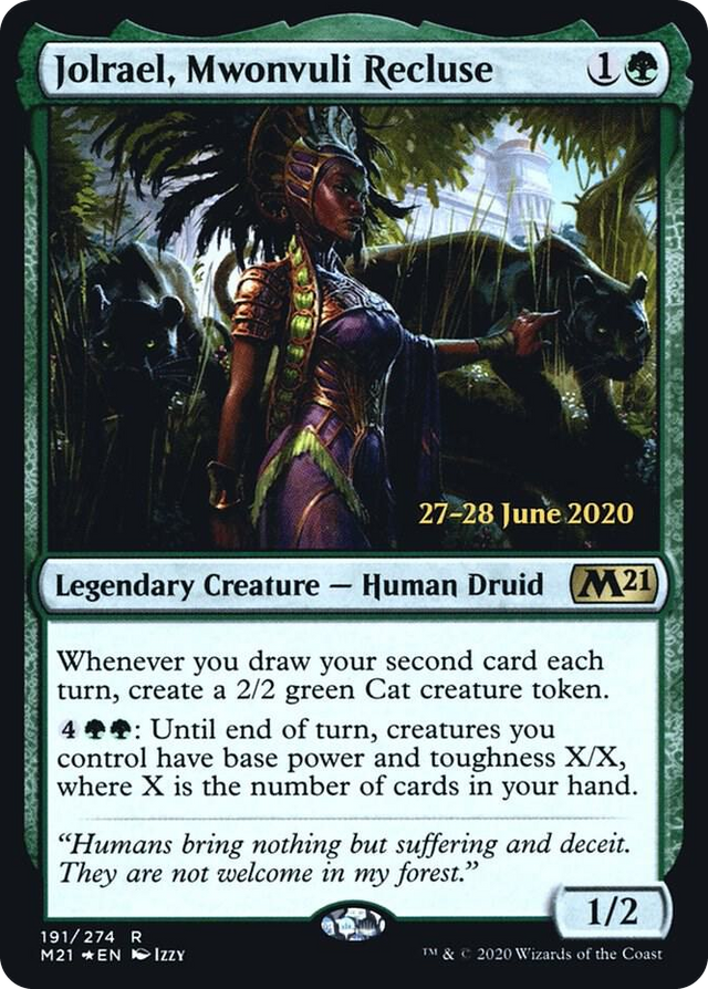 0191 Jolrael, Mwonvuli Recluse R Prerelease Cards