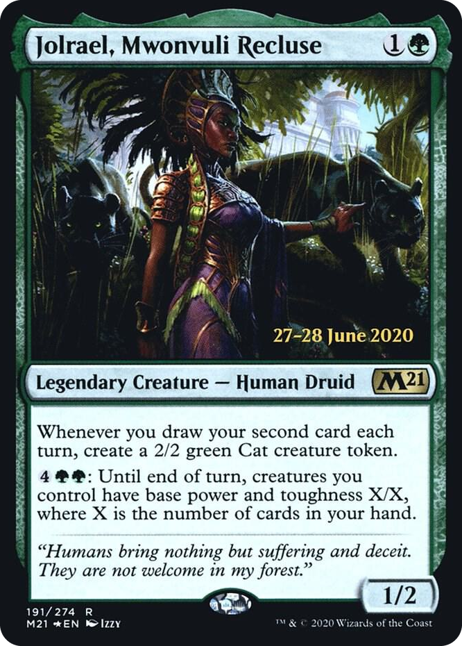 Jolrael, Mwonvuli Recluse #191 R - Prerelease Cards Pokemon card