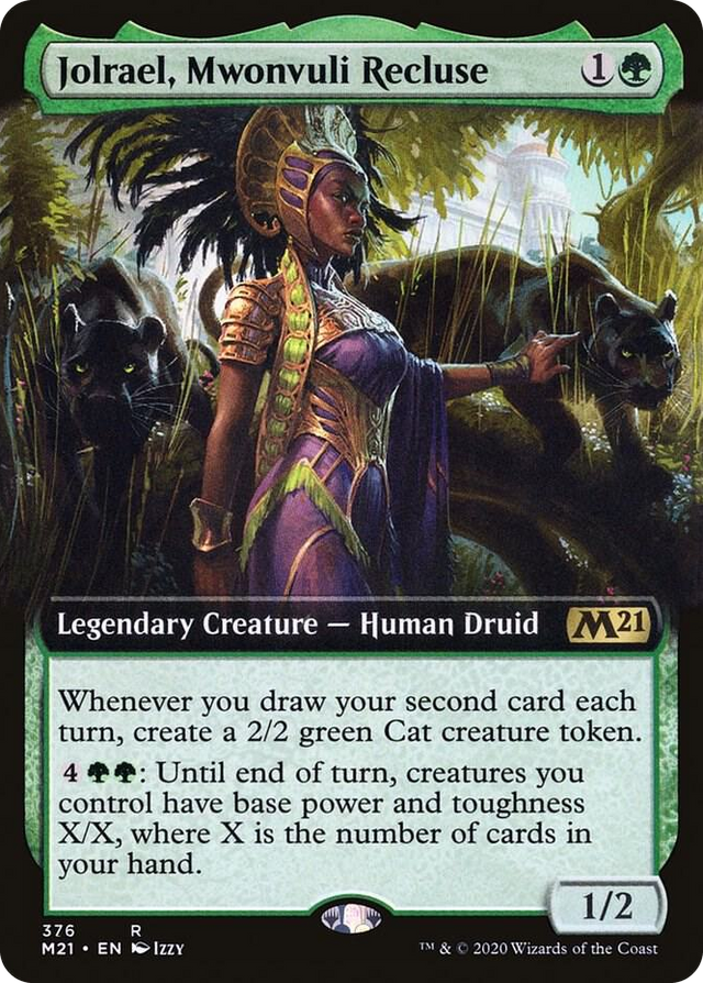0376 Jolrael, Mwonvuli Recluse (Extended Art) R Core Set 2021