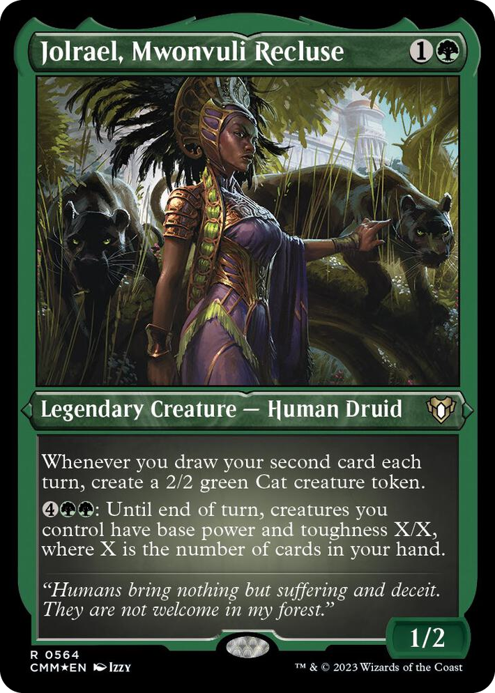 0564 Jolrael, Mwonvuli Recluse (Foil Etched) R Commander Masters