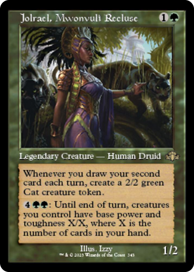 0343 Jolrael, Mwonvuli Recluse (Retro Frame) R Dominaria Remastered