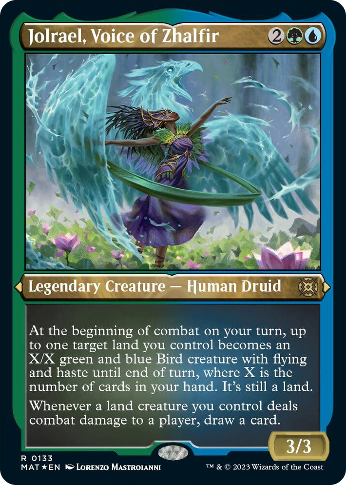 0133 Jolrael, Voice of Zhalfir (Foil Etched) R March of the Machine: The Aftermath