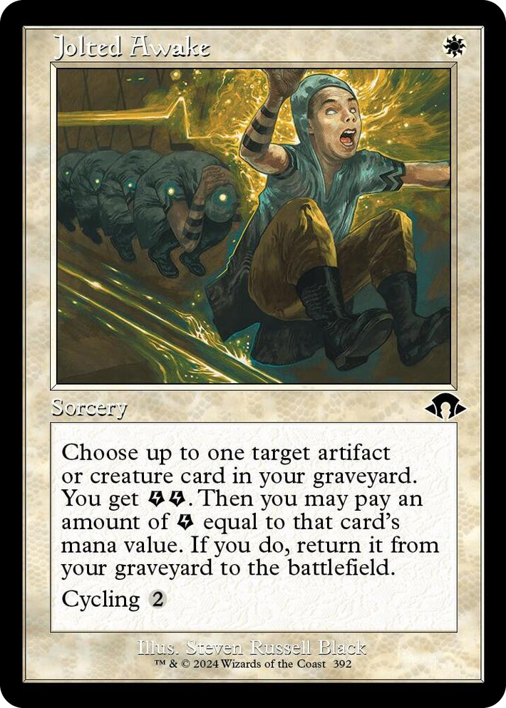 0392 Jolted Awake (Retro Frame) C Modern Horizons 3