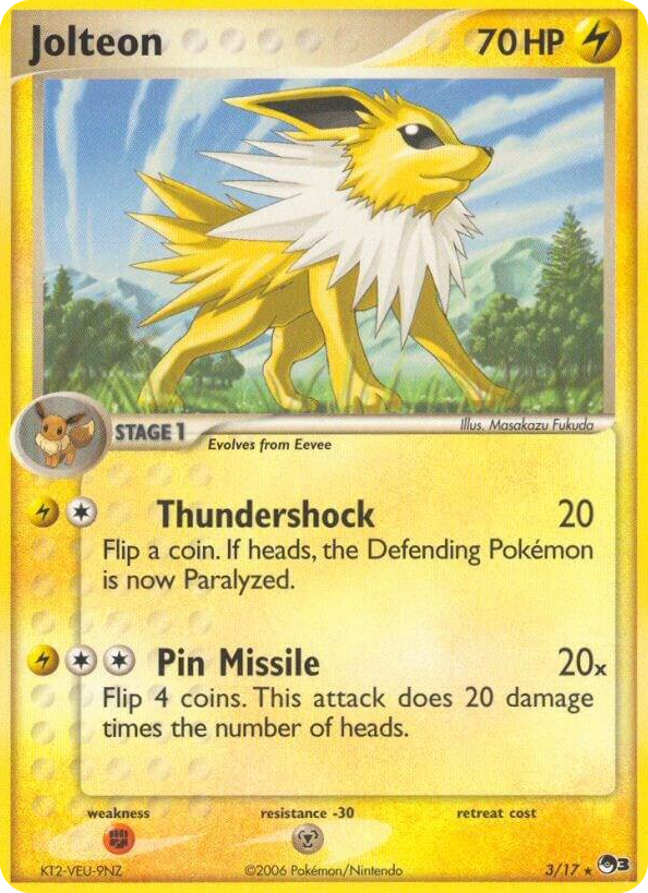 0003 Jolteon Rare POP Series 3