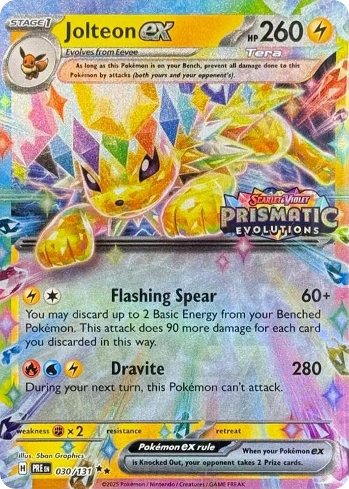 0030 Jolteon ex - 030/131 (Prismatic Evolutions Stamp) Promo Miscellaneous Cards & Products