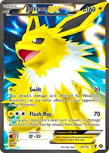 0028a Jolteon EX - 28a/83 Promo Alternate Art Promos