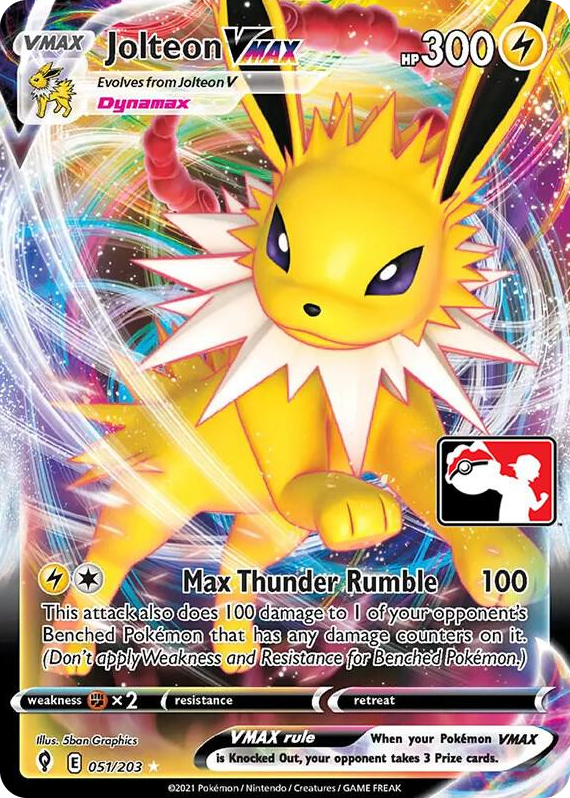 0051 Jolteon VMAX Ultra Rare Prize Pack Series Cards