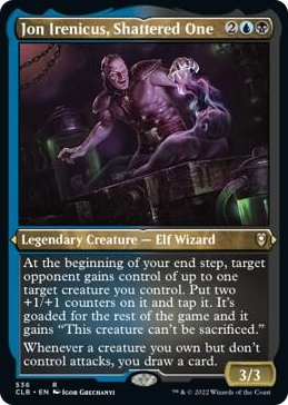 0536 Jon Irenicus, Shattered One (Foil Etched) R Commander Legends: Battle for Baldur's Gate
