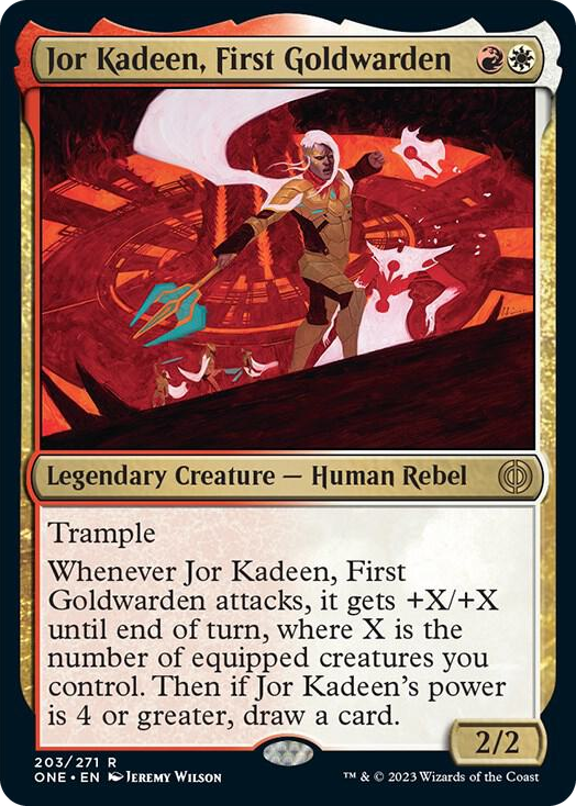 0203 Jor Kadeen, First Goldwarden R Phyrexia: All Will Be One