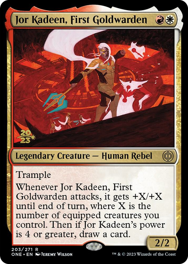 0203 Jor Kadeen, First Goldwarden R Prerelease Cards