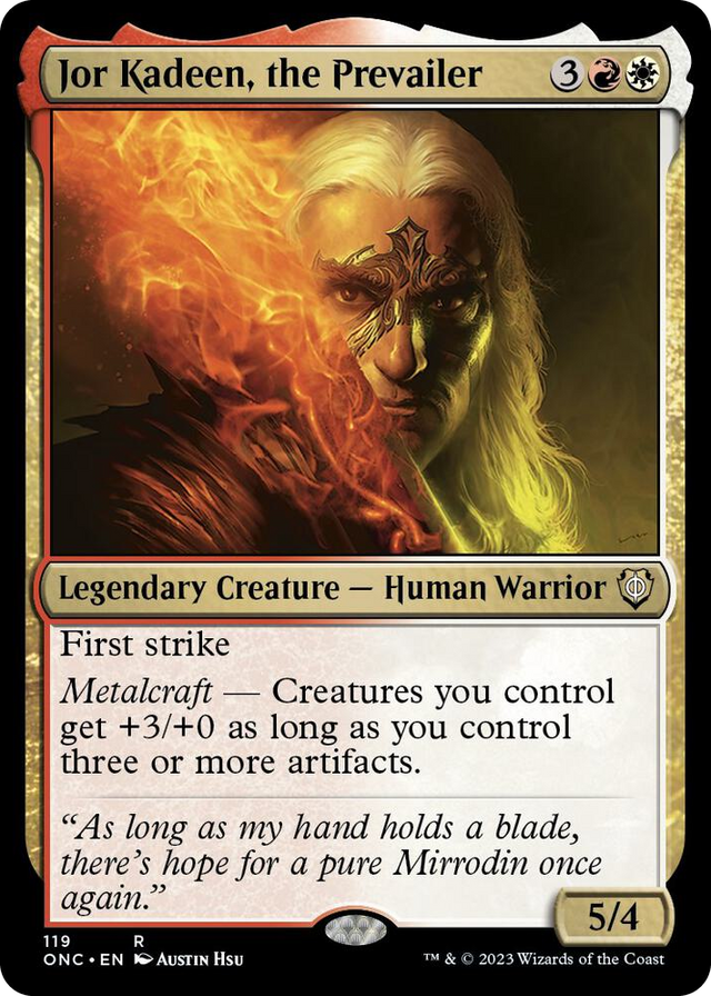 0119 Jor Kadeen, the Prevailer R Commander: Phyrexia: All Will Be One