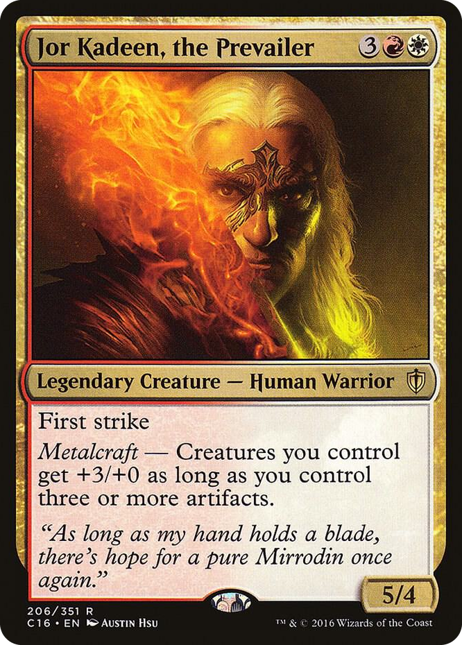 Jor Kadeen, the Prevailer #206 R - Commander 2016 Pokemon card